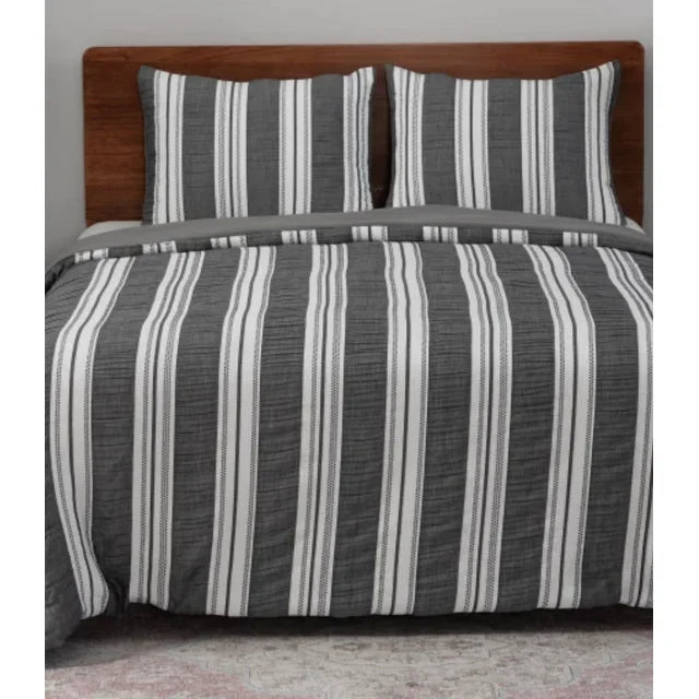 Berkshire Life Waffle Stripe 3-piece Comforter Set