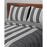 Berkshire Life Waffle Stripe 3-piece Comforter Set