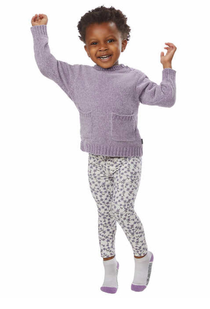 DKNY Kids' 2-piece Chenille Set Purple