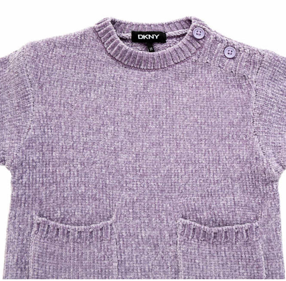 DKNY Kids' 2-piece Chenille Set Purple 18 Months