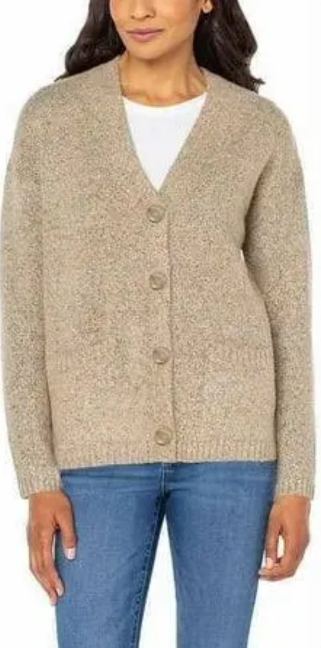 Well Worn Ladies Boyfriend Cardigan Color Oak