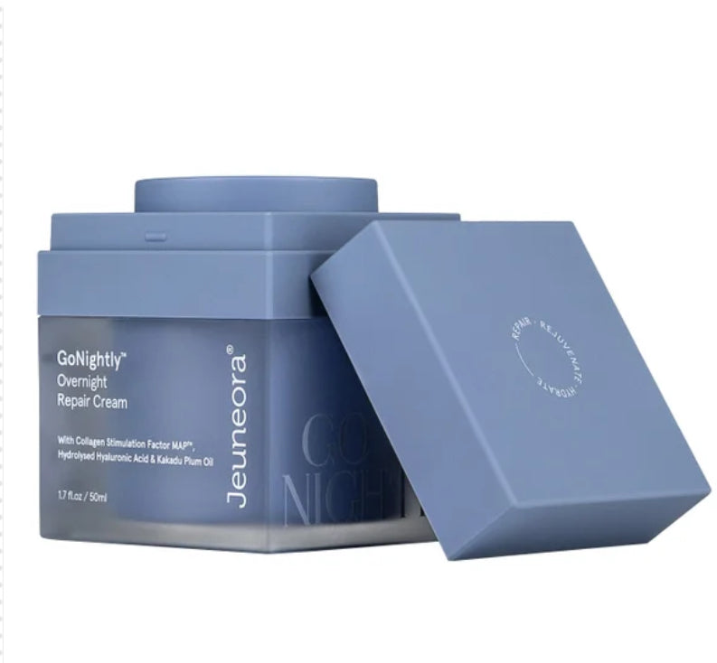 Jeuneora GoNightly Overnight Repair Cream, 1.69 fl oz