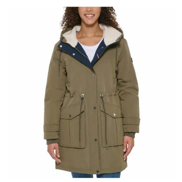 Tommy Hilfiger women parka jacket green