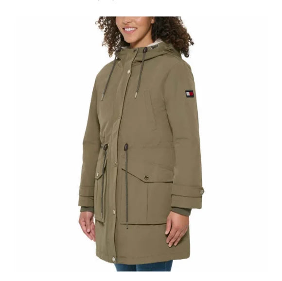 Tommy Hilfiger women parka jacket green