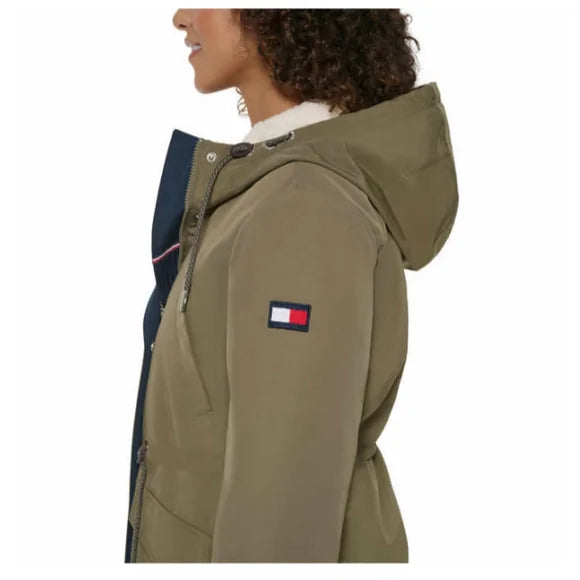 Tommy Hilfiger women parka jacket green