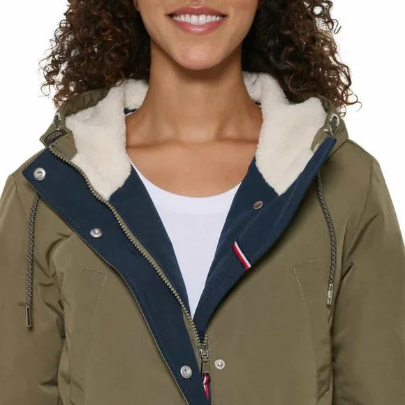 Tommy Hilfiger women parka jacket green