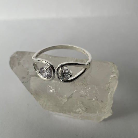 Double Halo Ring Size 10